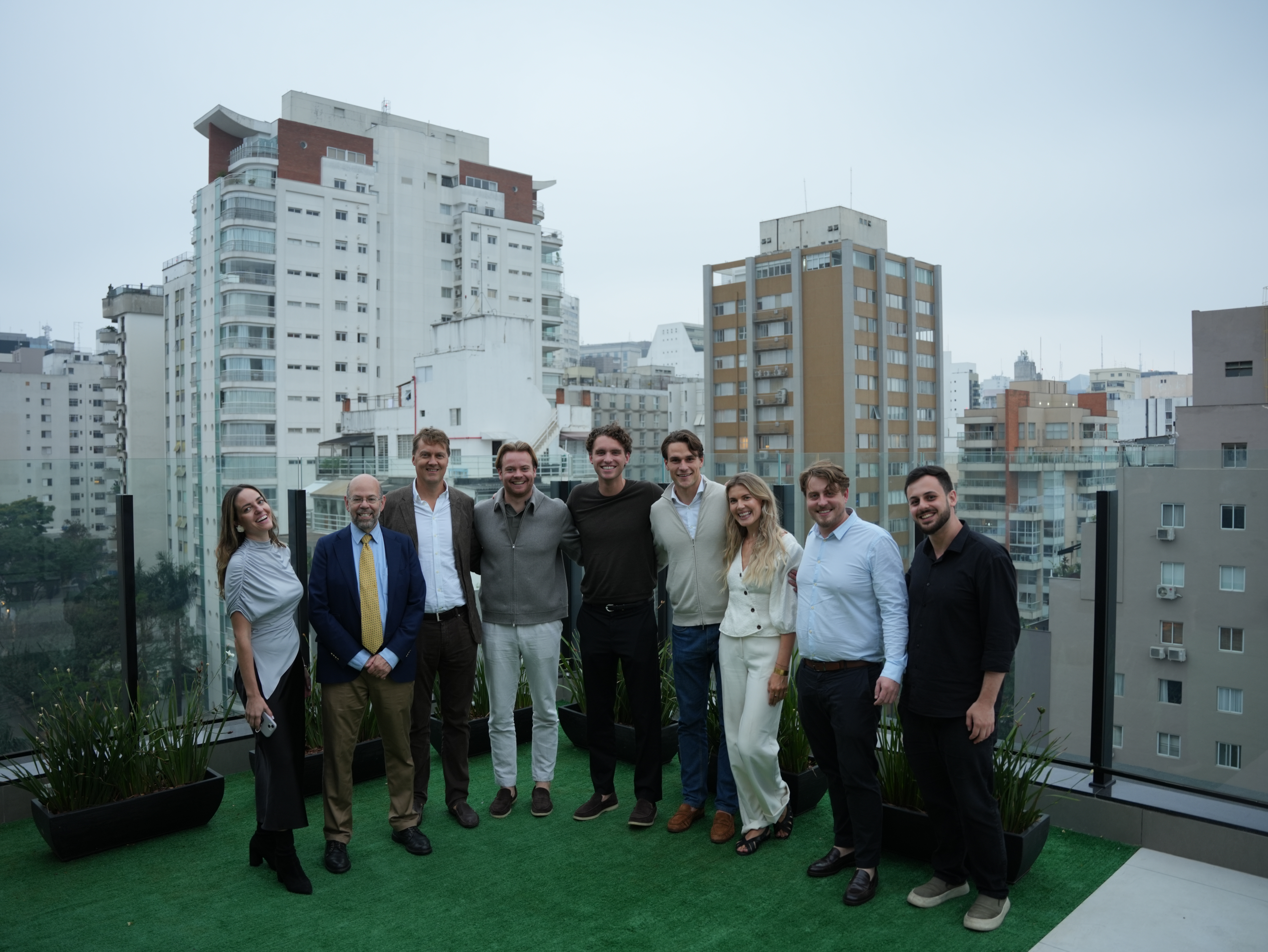 ARD Capital and Vitacon team on a São Paulo rooftop