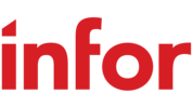 Infor company logo in red lowercase letters.