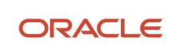 Oracle wordmark logo in red text on white background.