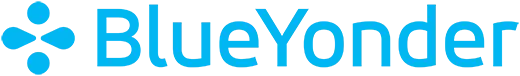 BlueYonder brand logo with a blue diamond-shaped symbol and text