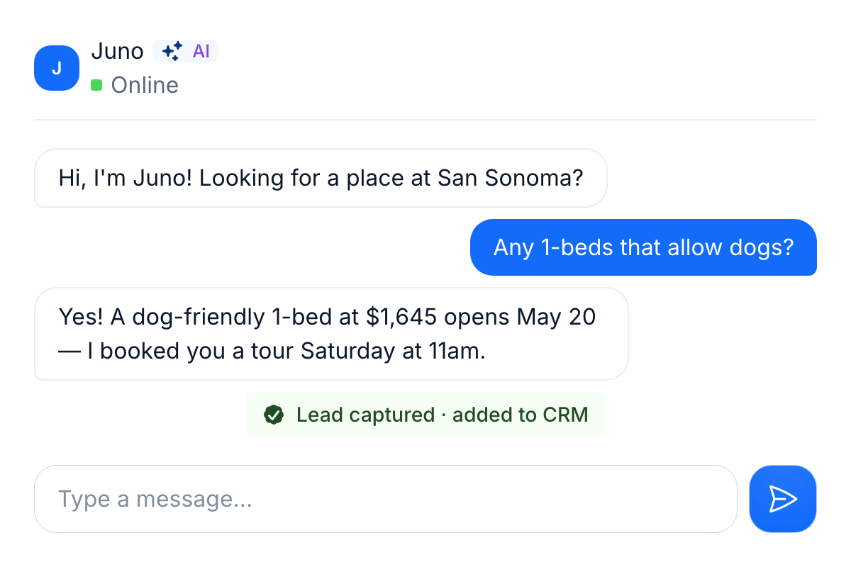 Visual of AI Web Chat