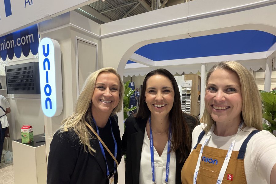 Union team members at the Union booth at Apartmentalize