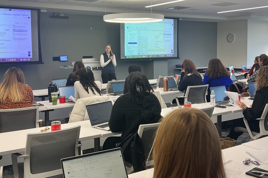 A Union training session with a customer team