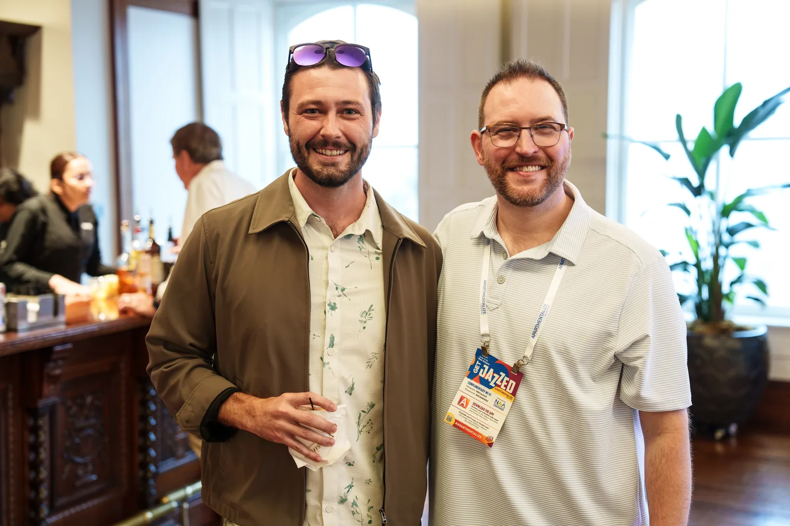 A Union team member in conversation with an operator at Apartmentalize 2026