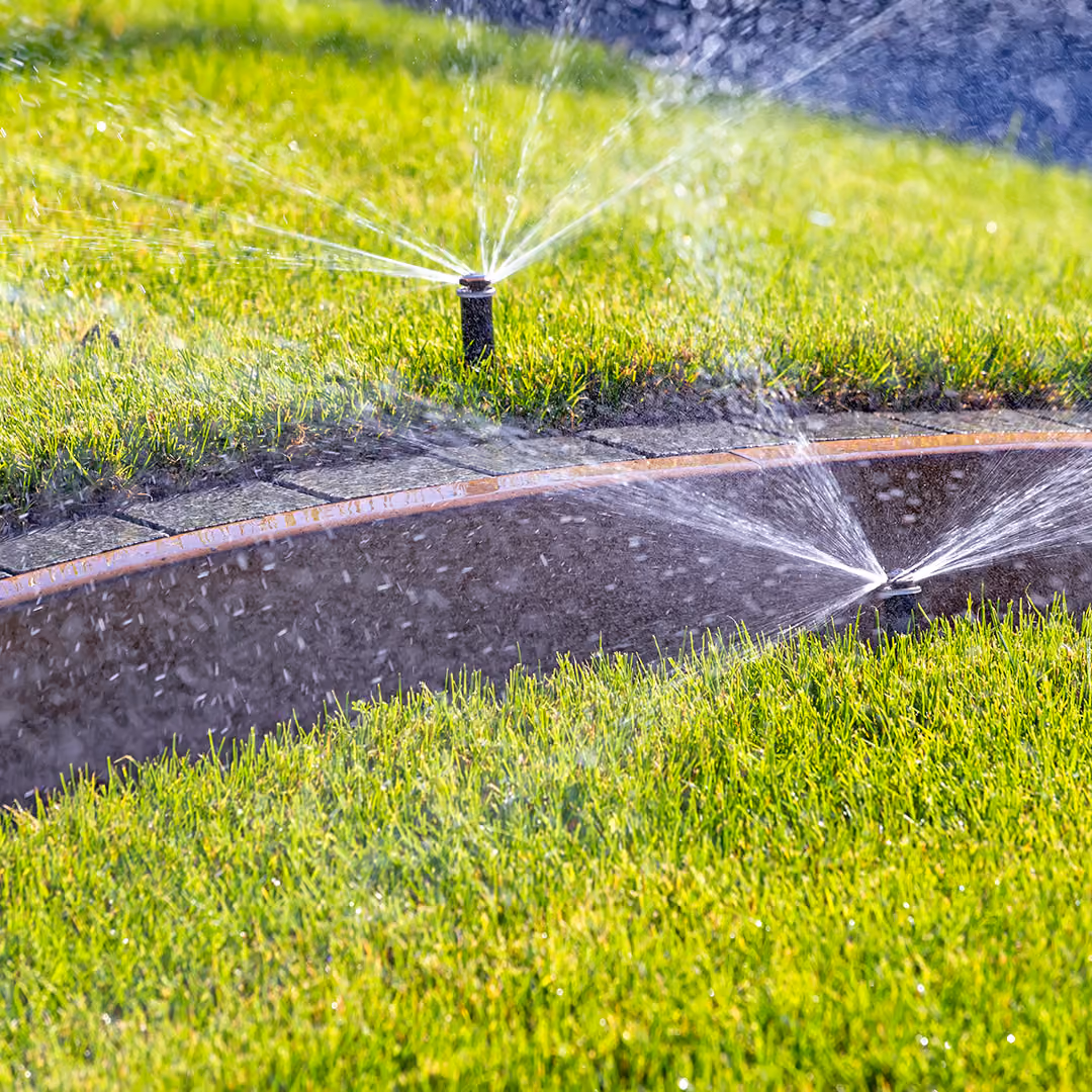 Professional irrigation services by E&E Lawn Care in Sacramento, California