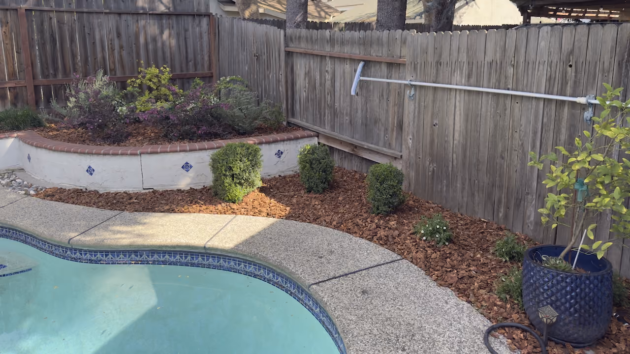 E&E Lawn Care residential landscape improvement project in Sacramento