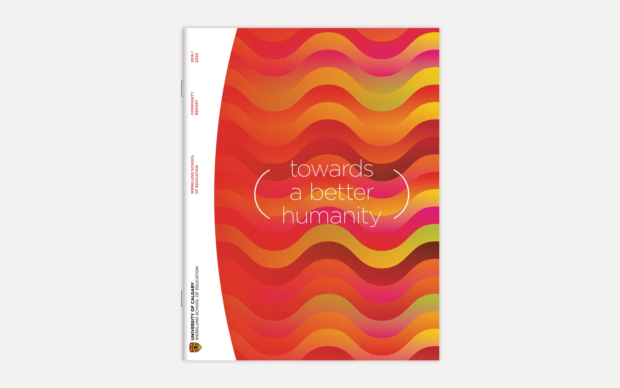 Werklund School of Education — UCalgary Libraries & Cultural Resources report cover with woven graphic