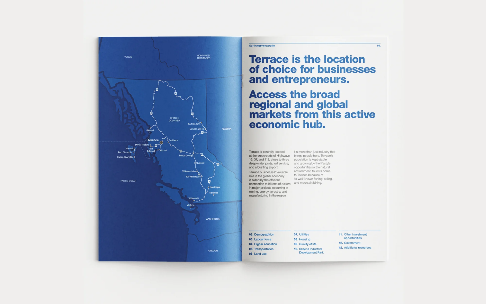 City of Terrace, BC — housing data spread