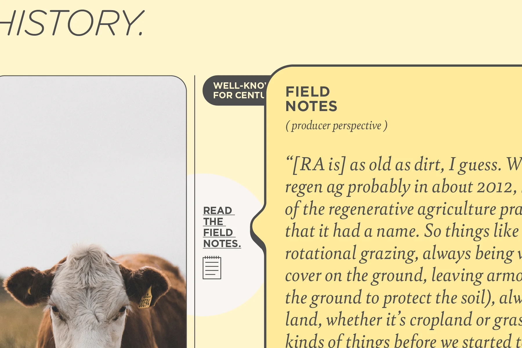 Simpson Centre — interactive magazine section navigation