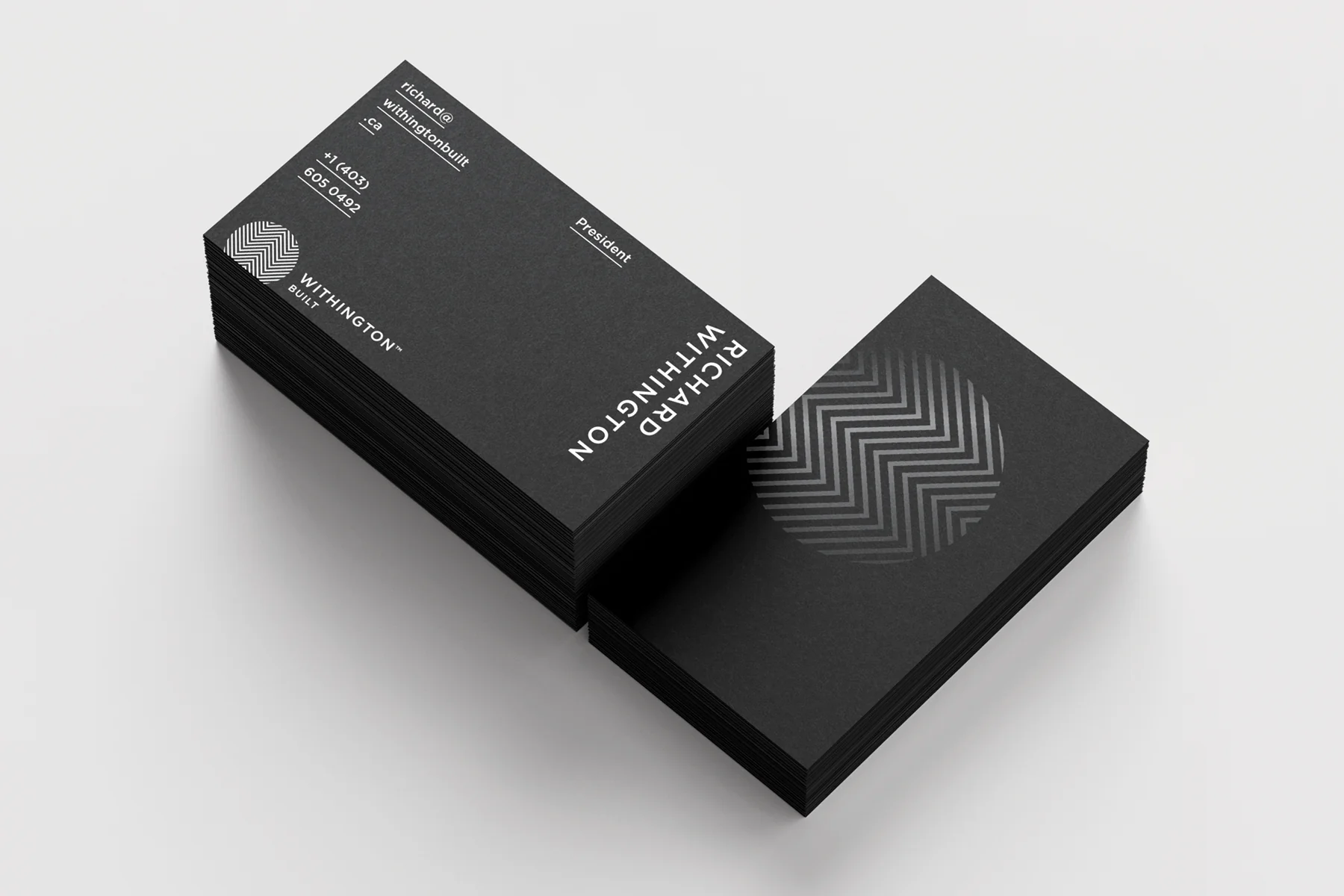 Withington Built — website page design detail