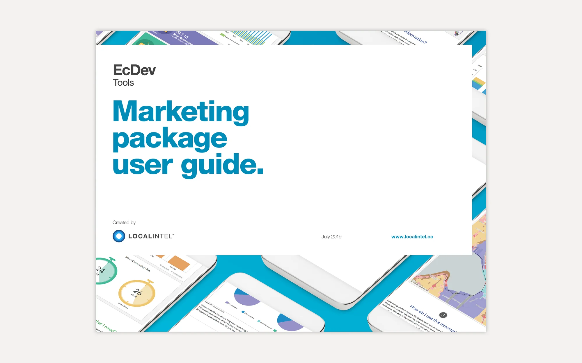 Localintel — marketing package design overview