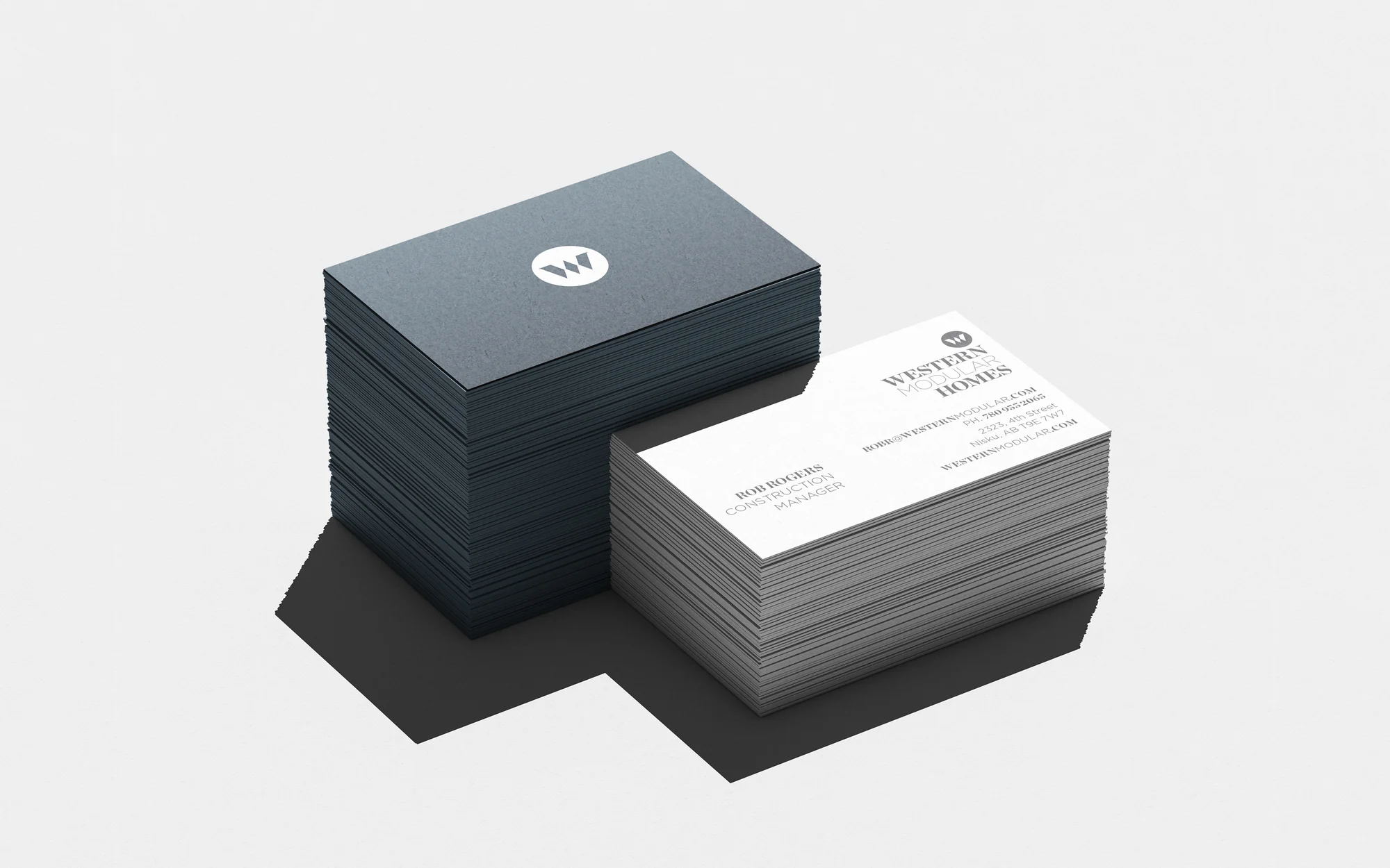 Western Modular Homes — brochure design detail