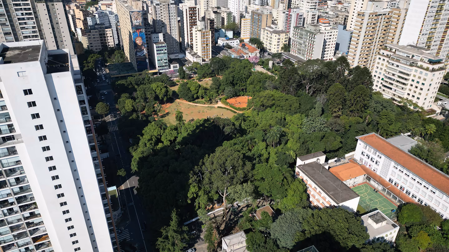 Foto da vista e Parque Augusta