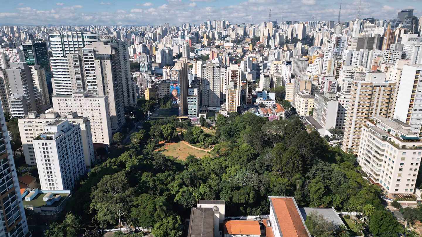 Foto da vista e Parque Augusta
