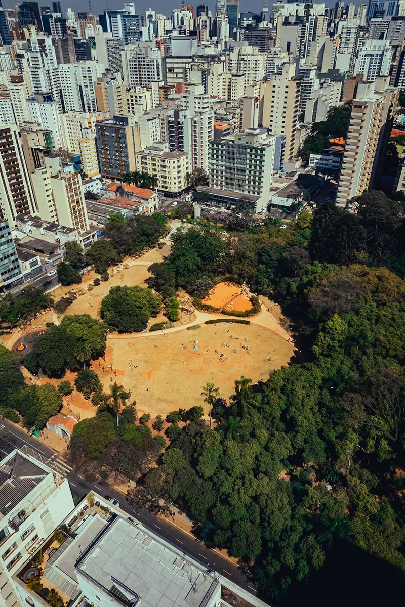 Foto da vista e Parque Augusta