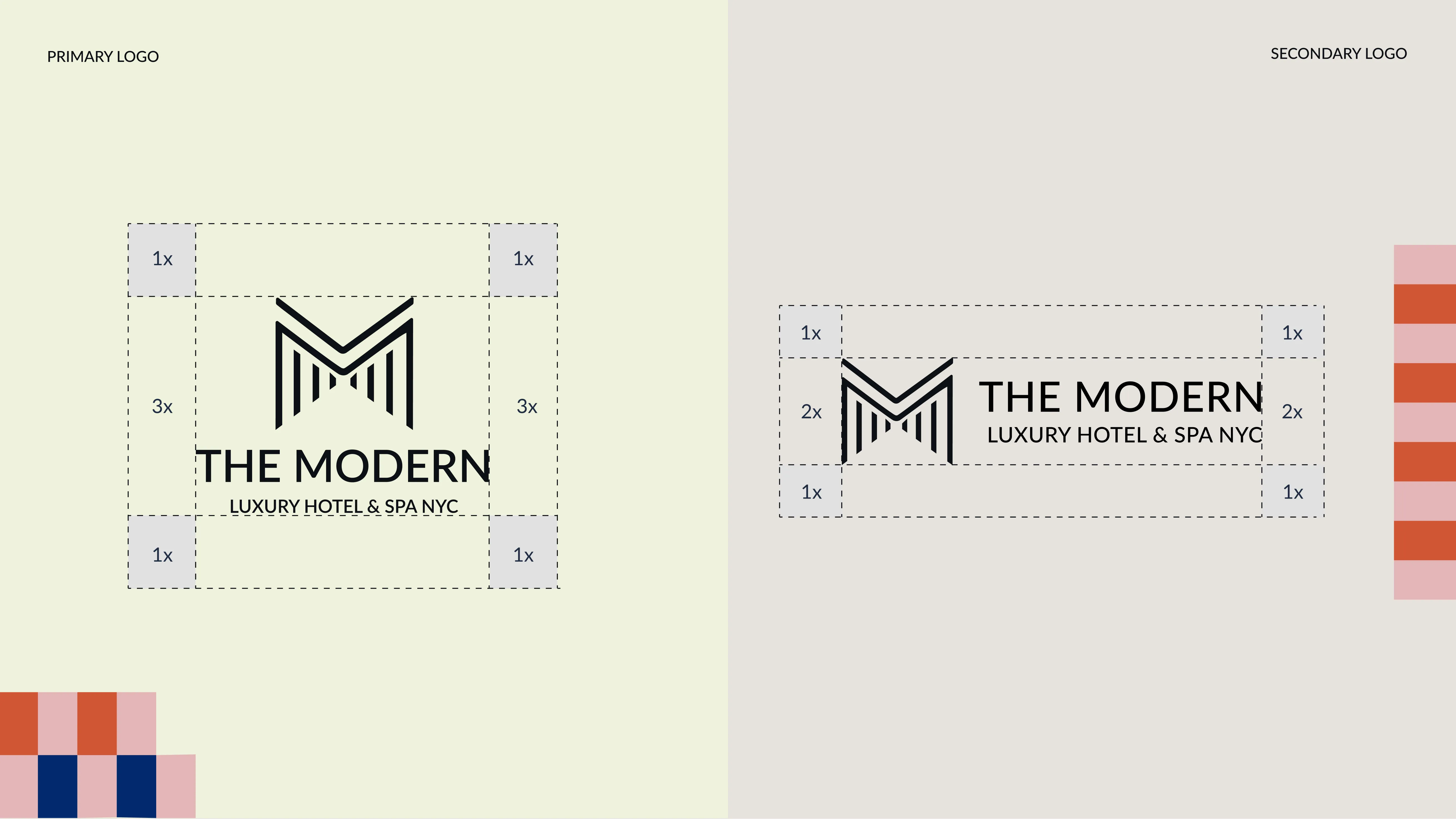 image of an inspiration board for logo design
