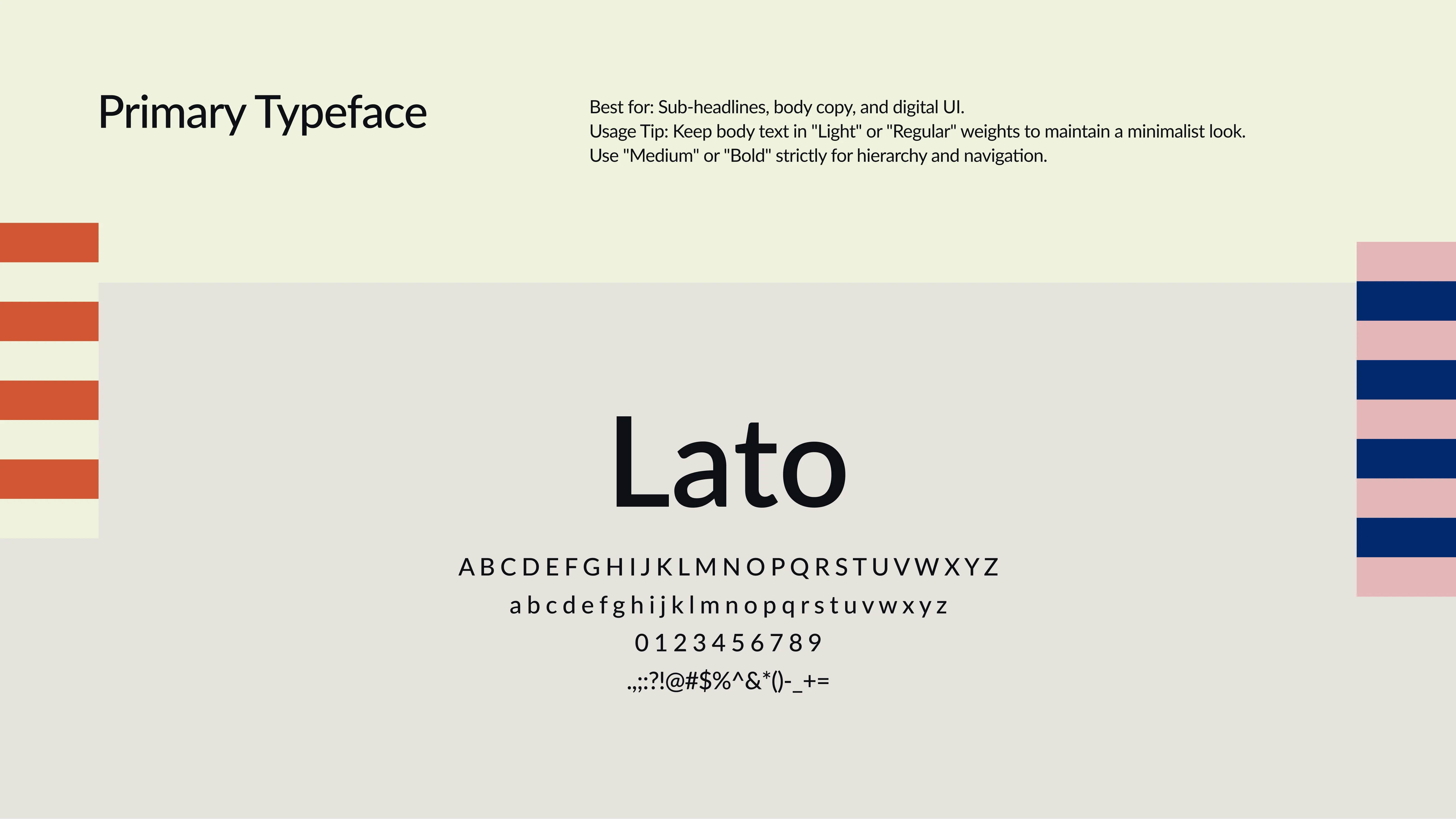 image of an inspiration board for logo design