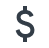 Dollar sign icon