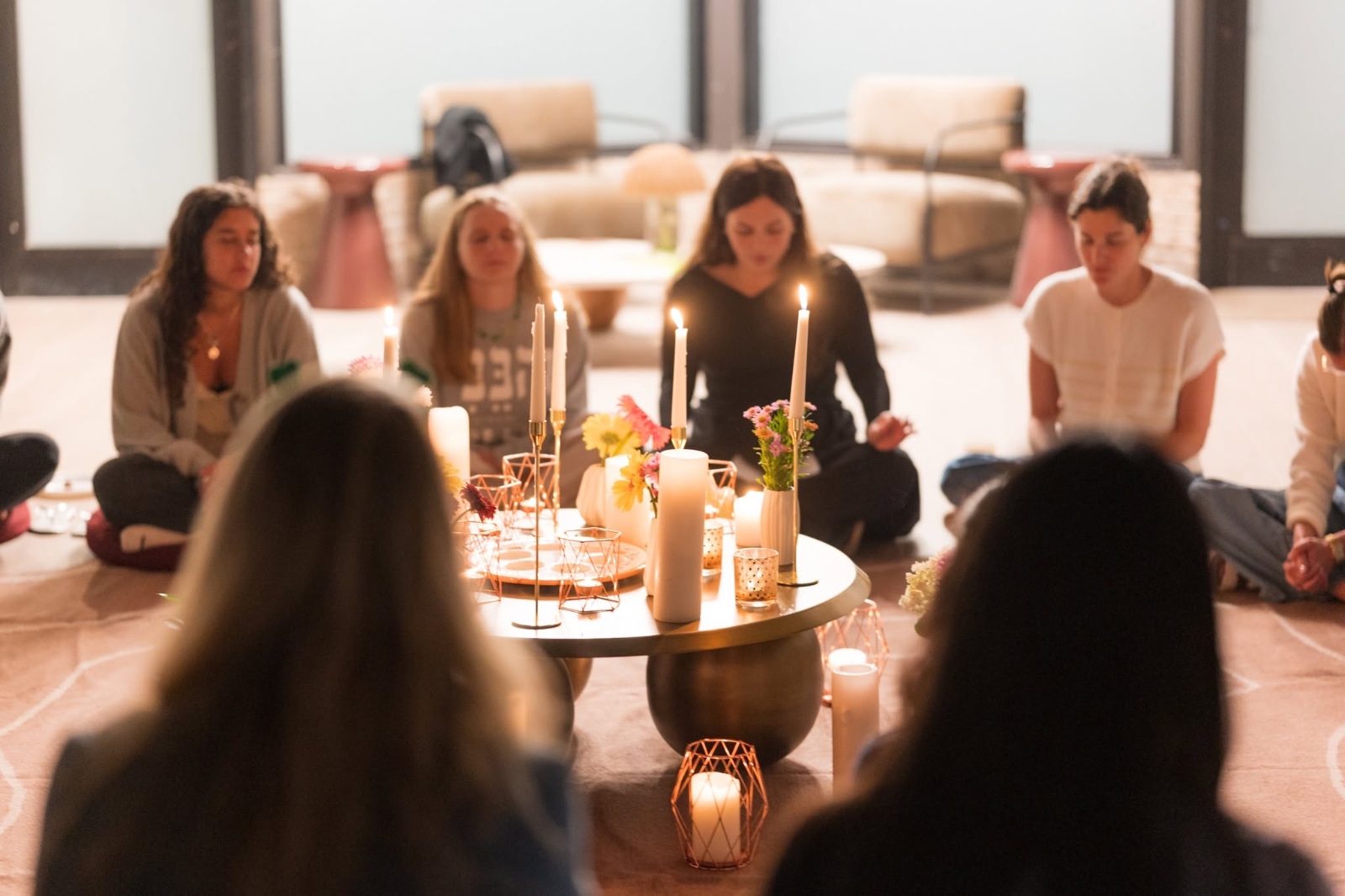 Women's Rosh Chodesh circle at the Menorah Center