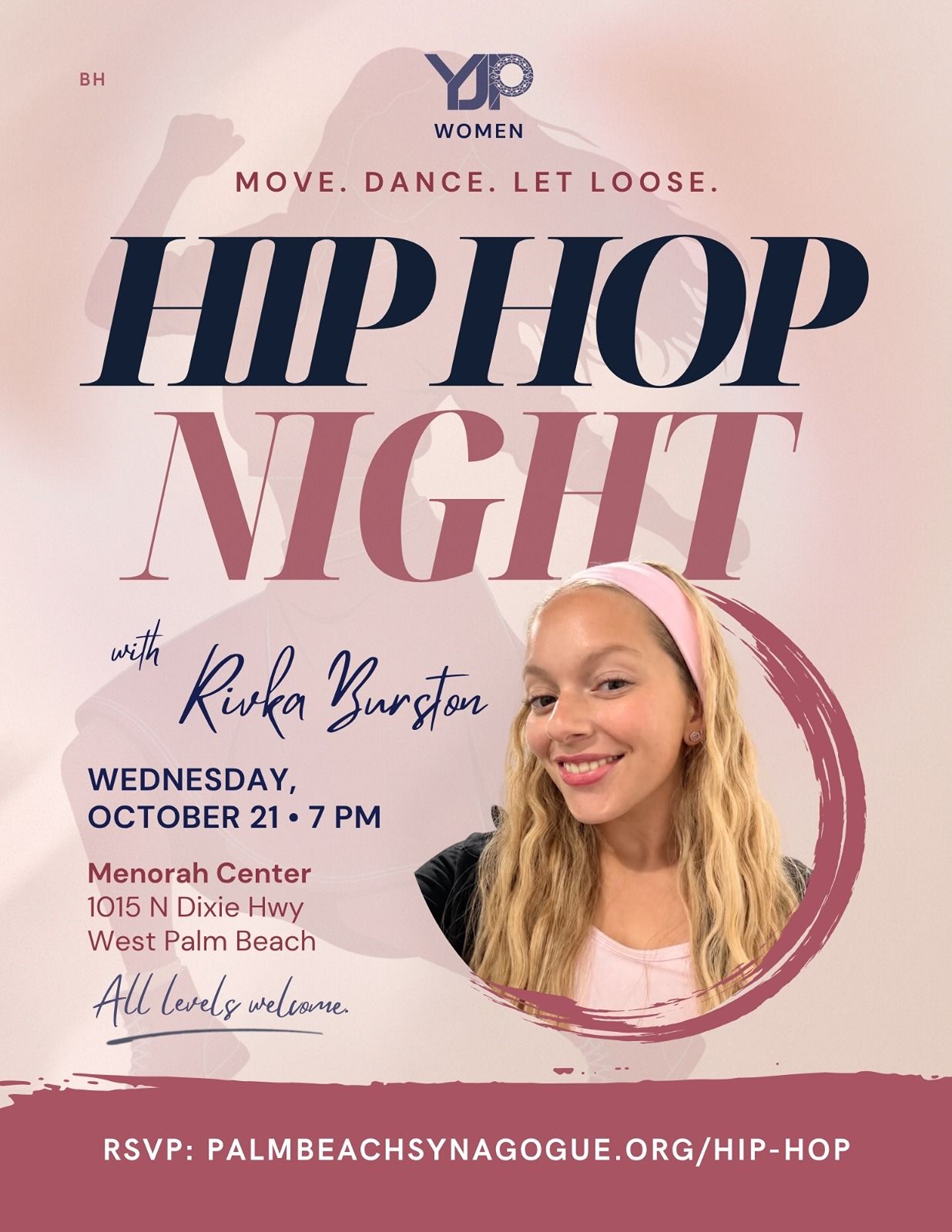YJP Hip Hop Night — Wednesday, October 21 at 7 PM at the Menorah Center