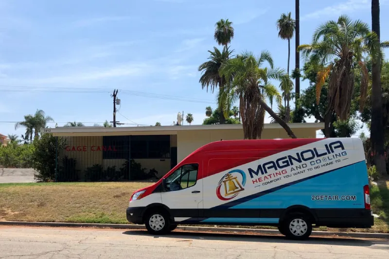 Magnolia truck in California.
