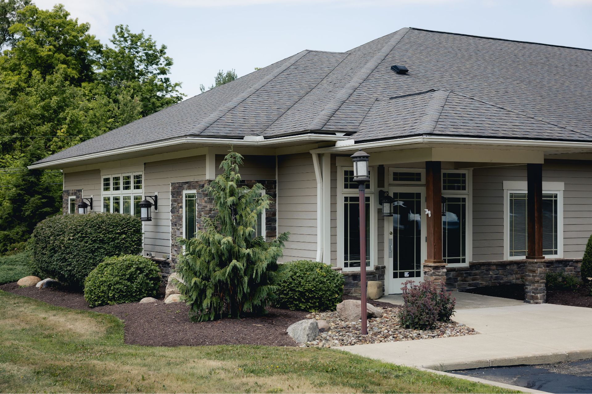 Exterior of the Westfield Center Dental Care office building