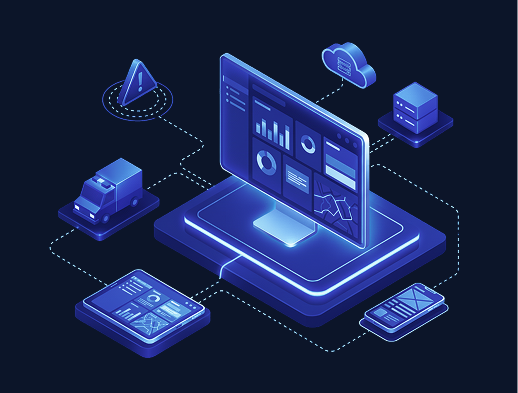 Dispatch interface across devices and connected with units