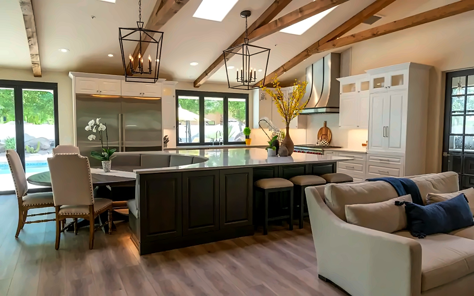 Detail-driven finished interior by LJ Builders, licensed and insured
