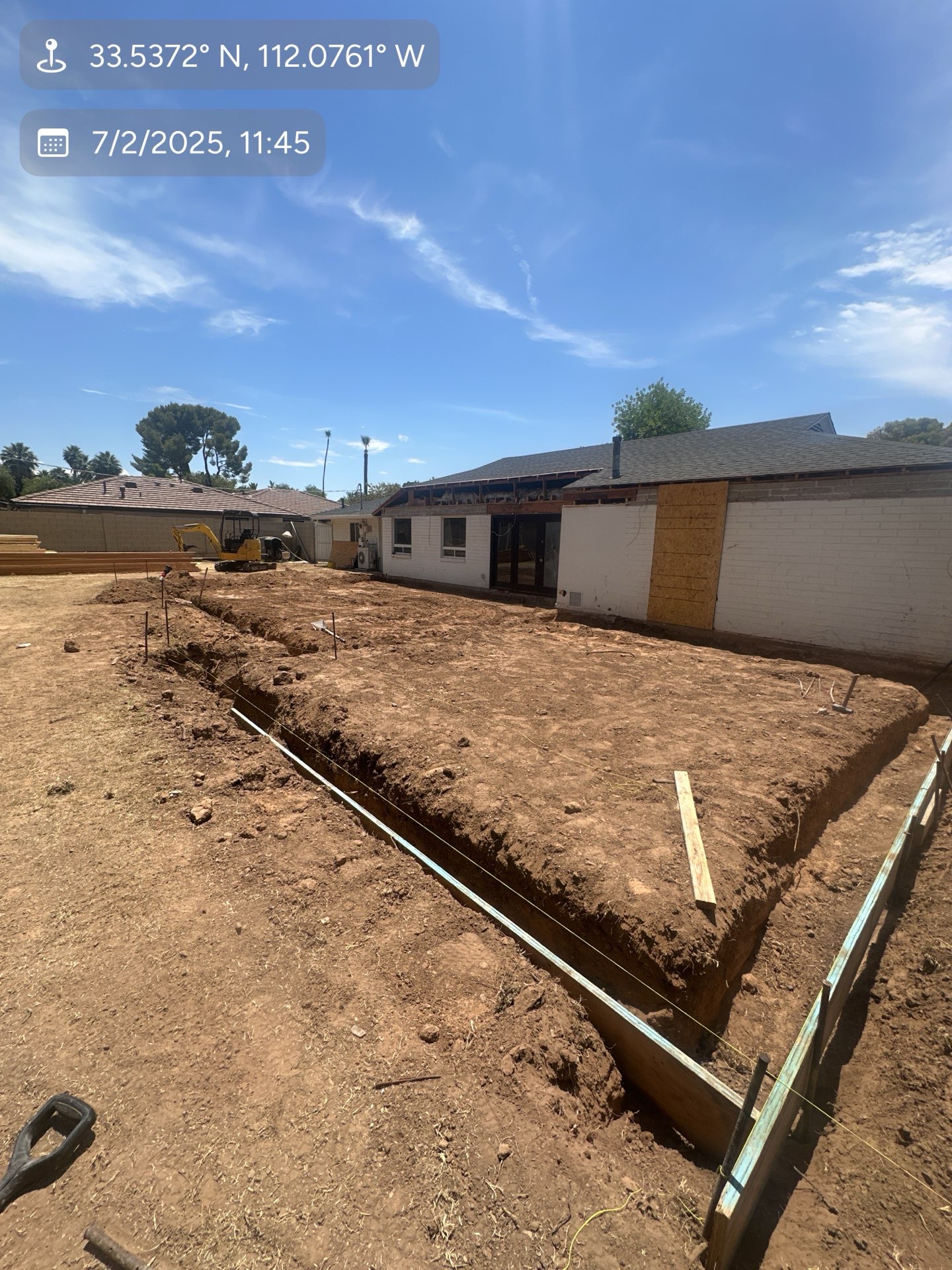 LJ Builders reconstruction site in Phoenix, AZ