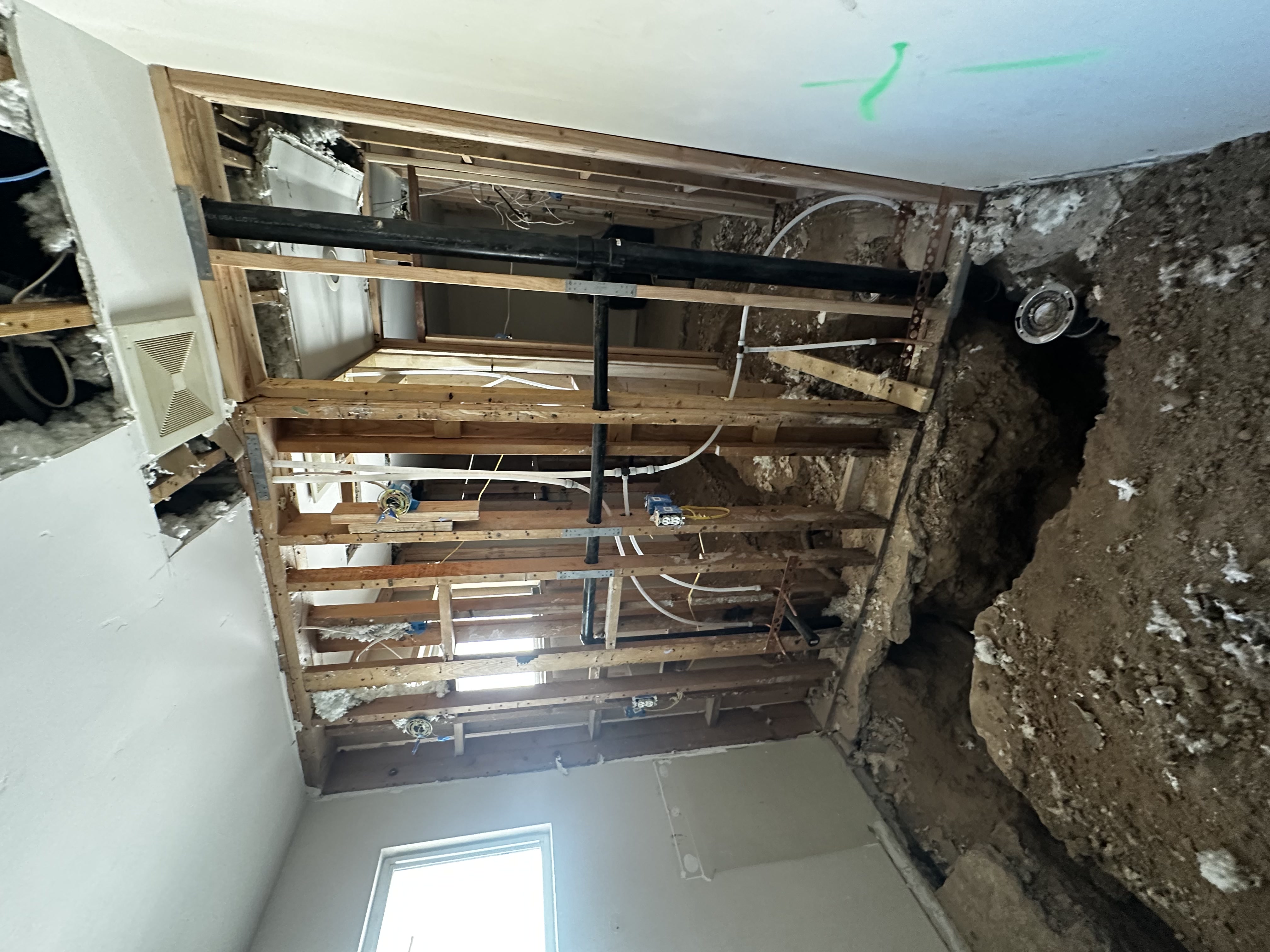 Home addition after construction