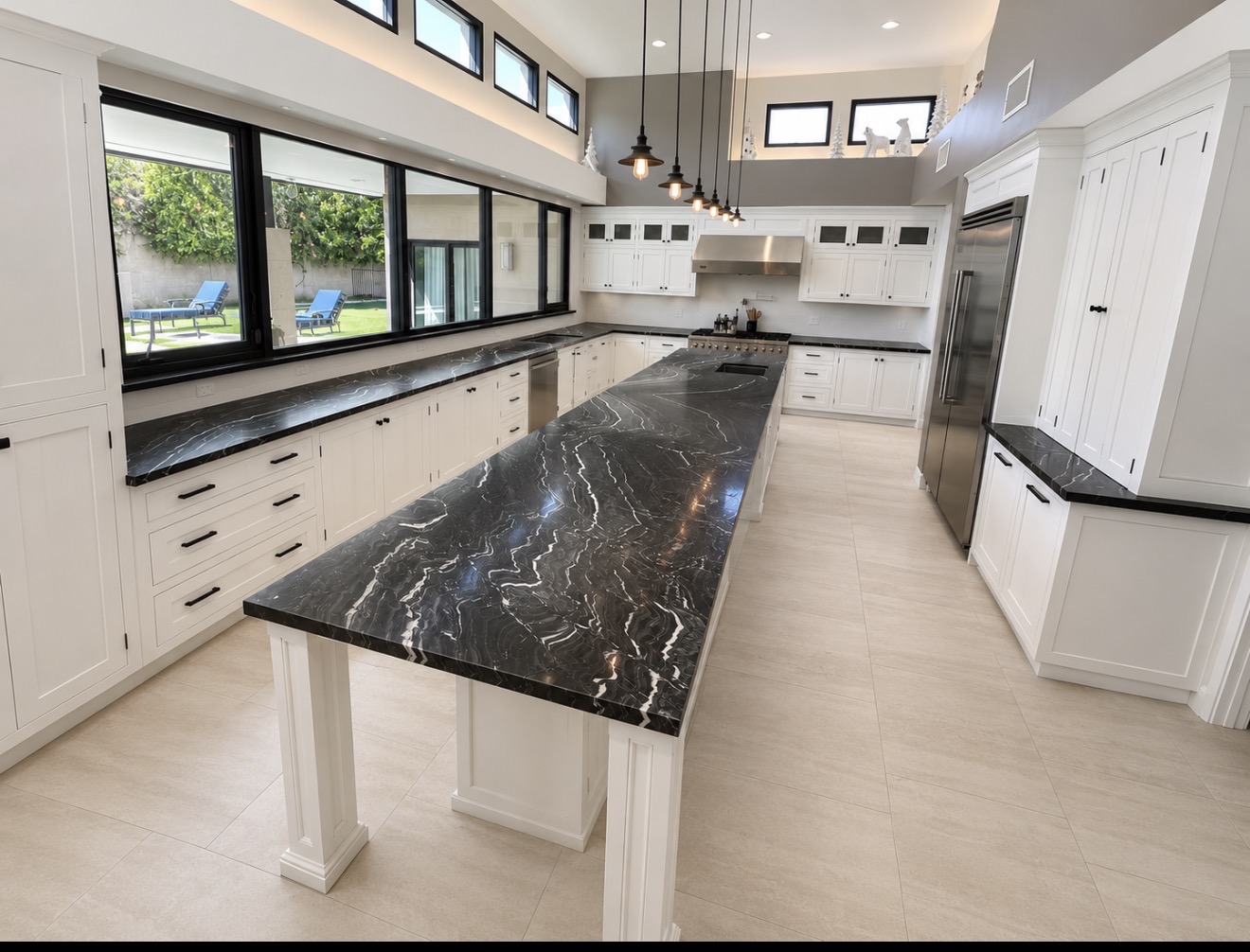 Final walkthrough of a completed residential project by LJ Builders