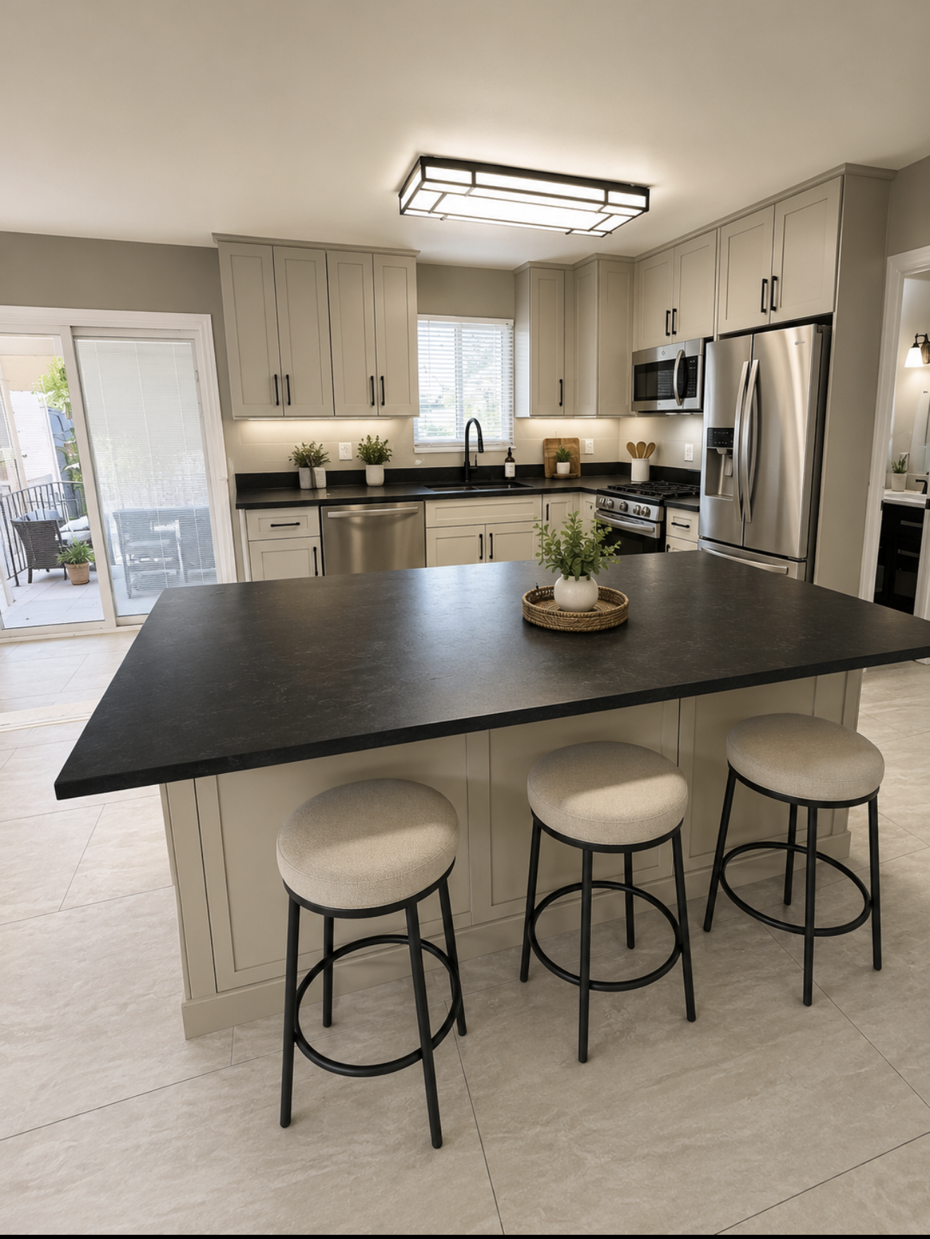 Modern kitchen remodel by LJ Builders, East Valley AZ