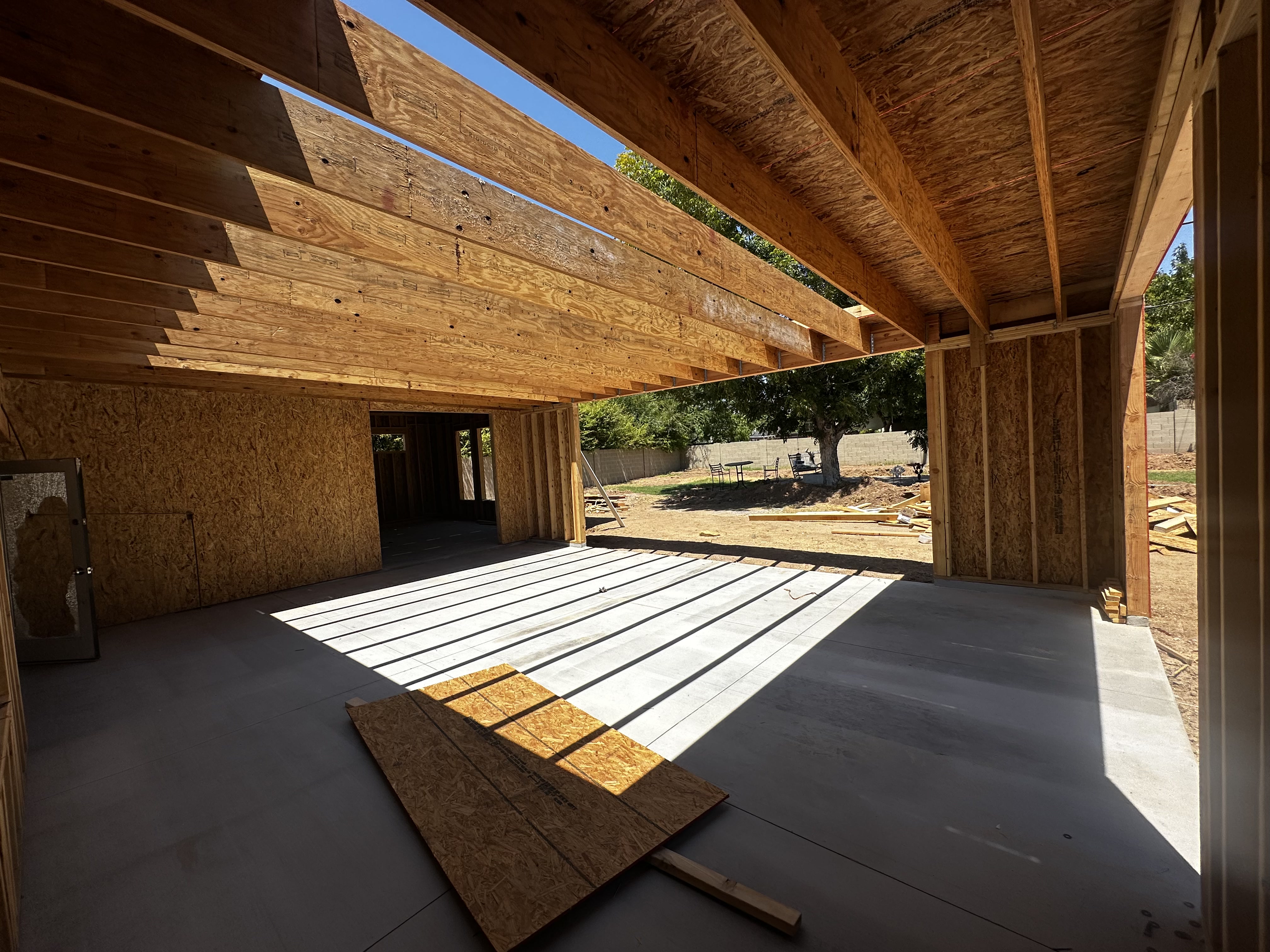 Residential construction in progress, managed by LJ Builders