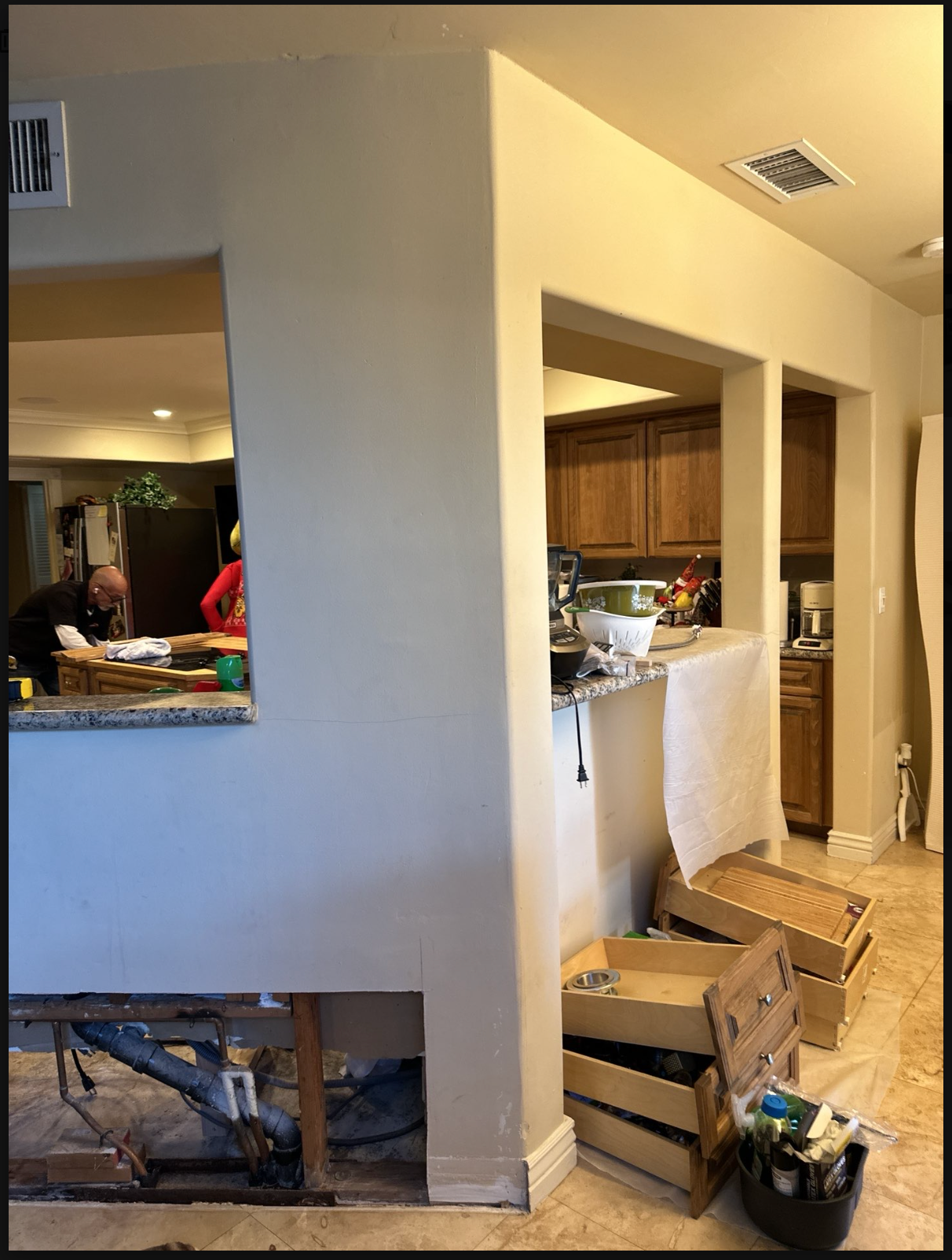 Kitchen before remodel