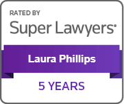 Rated By Super Lawyers - Laura Phillips - 5 Years