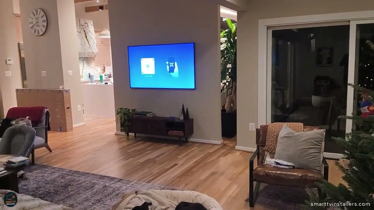 65-inch Samsung Frame TV installation by Smart TV Installers