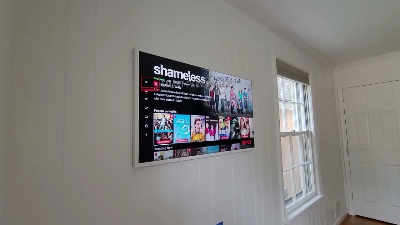 43-inch Samsung Frame TV installation in Bethesda, Maryland