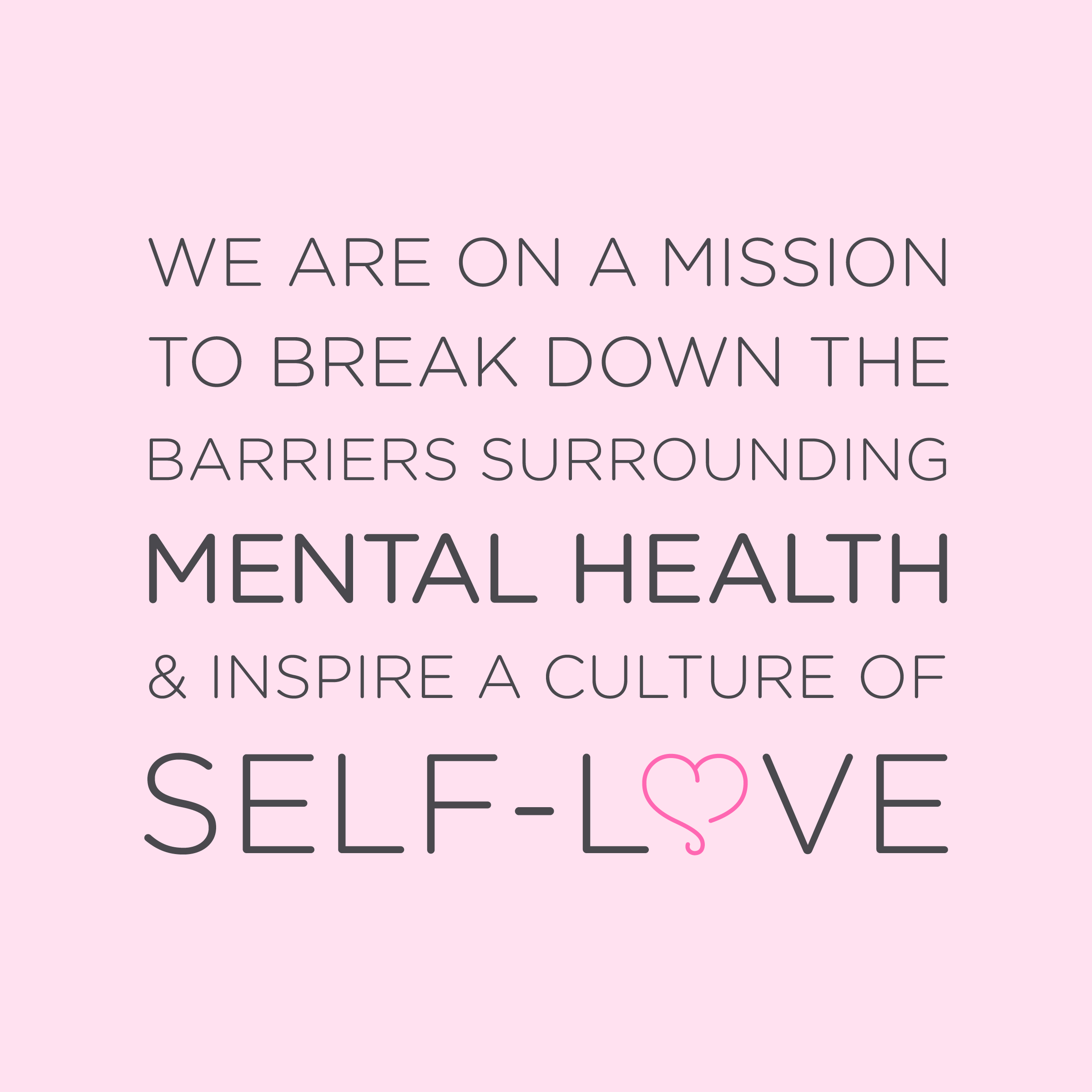 image of the cheeky life mission statement on a light pink background