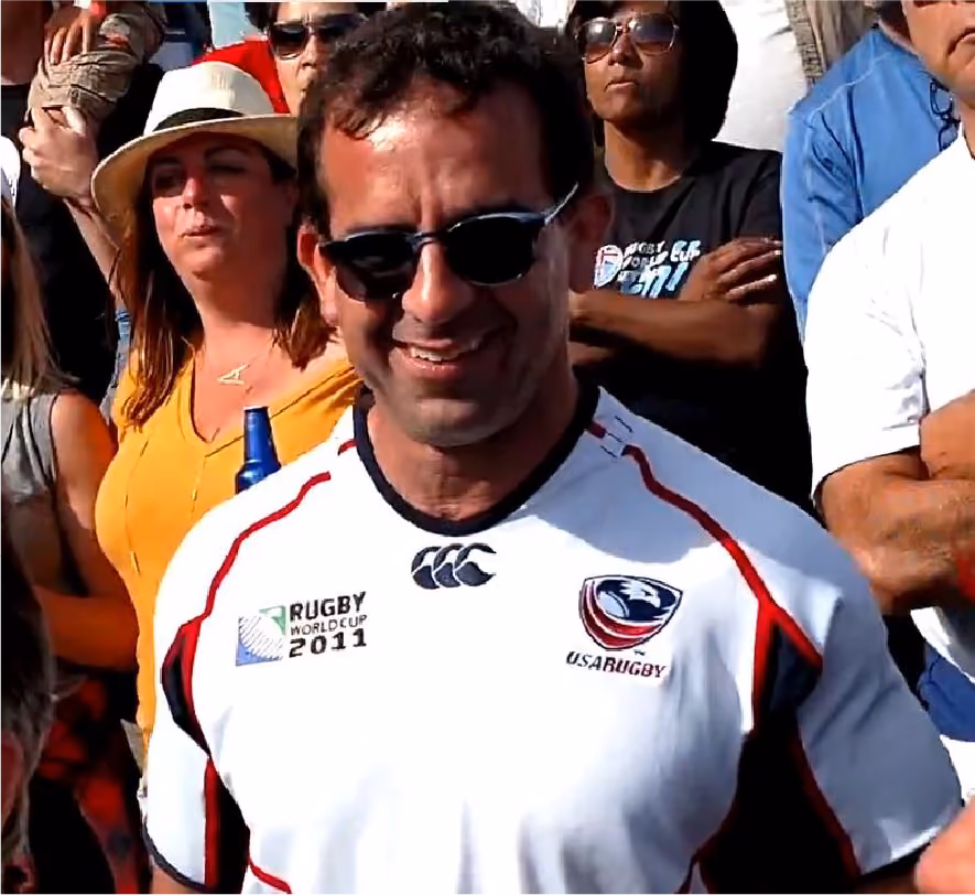 Manny joined teammates at the 2018 Rugby World Cup Sevens in San Francisco, California