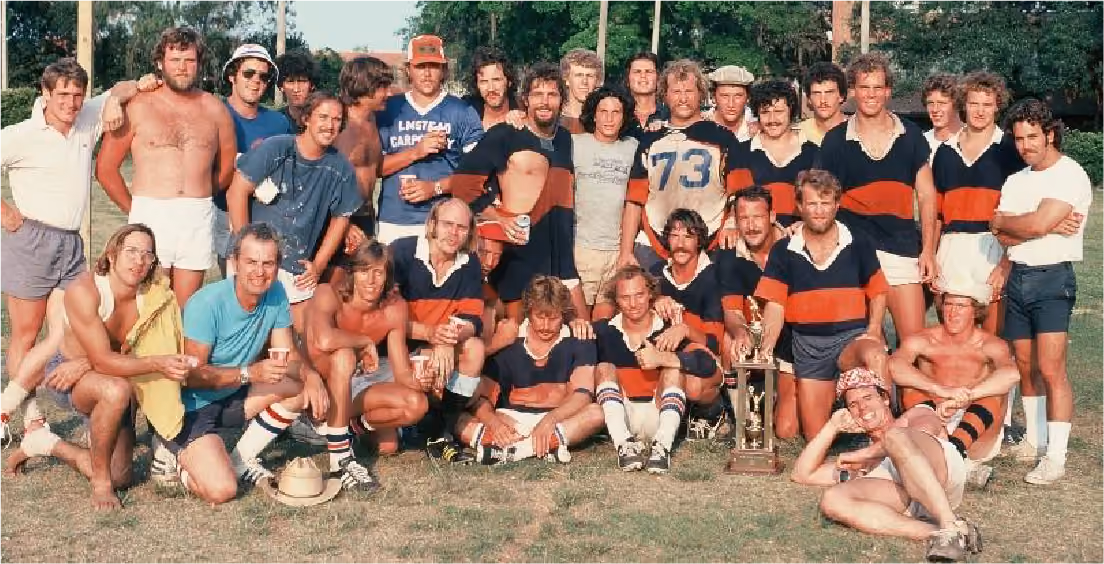 1976 Inaugural Southeastern Conference Champions. (Dennis is in the back row, fifth from the right.)