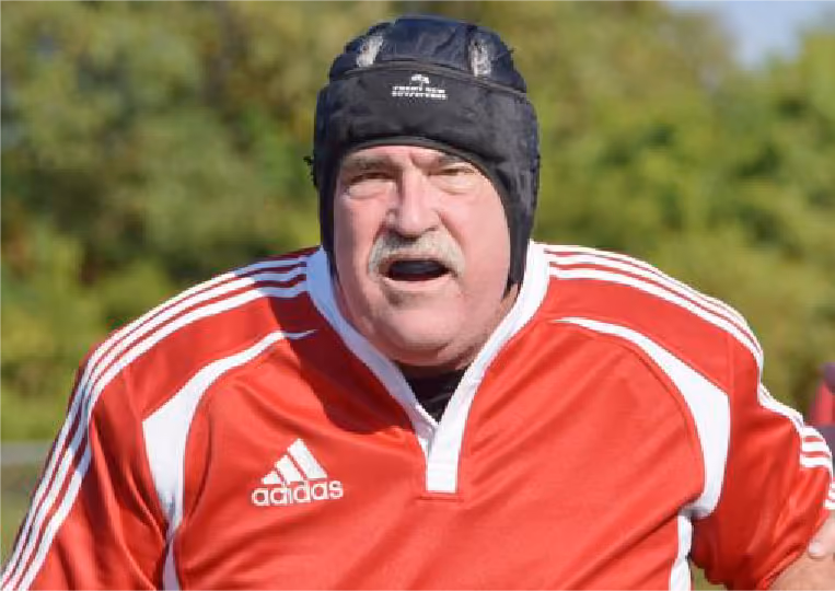 Dennis playing for Boca RFC in 2021.
