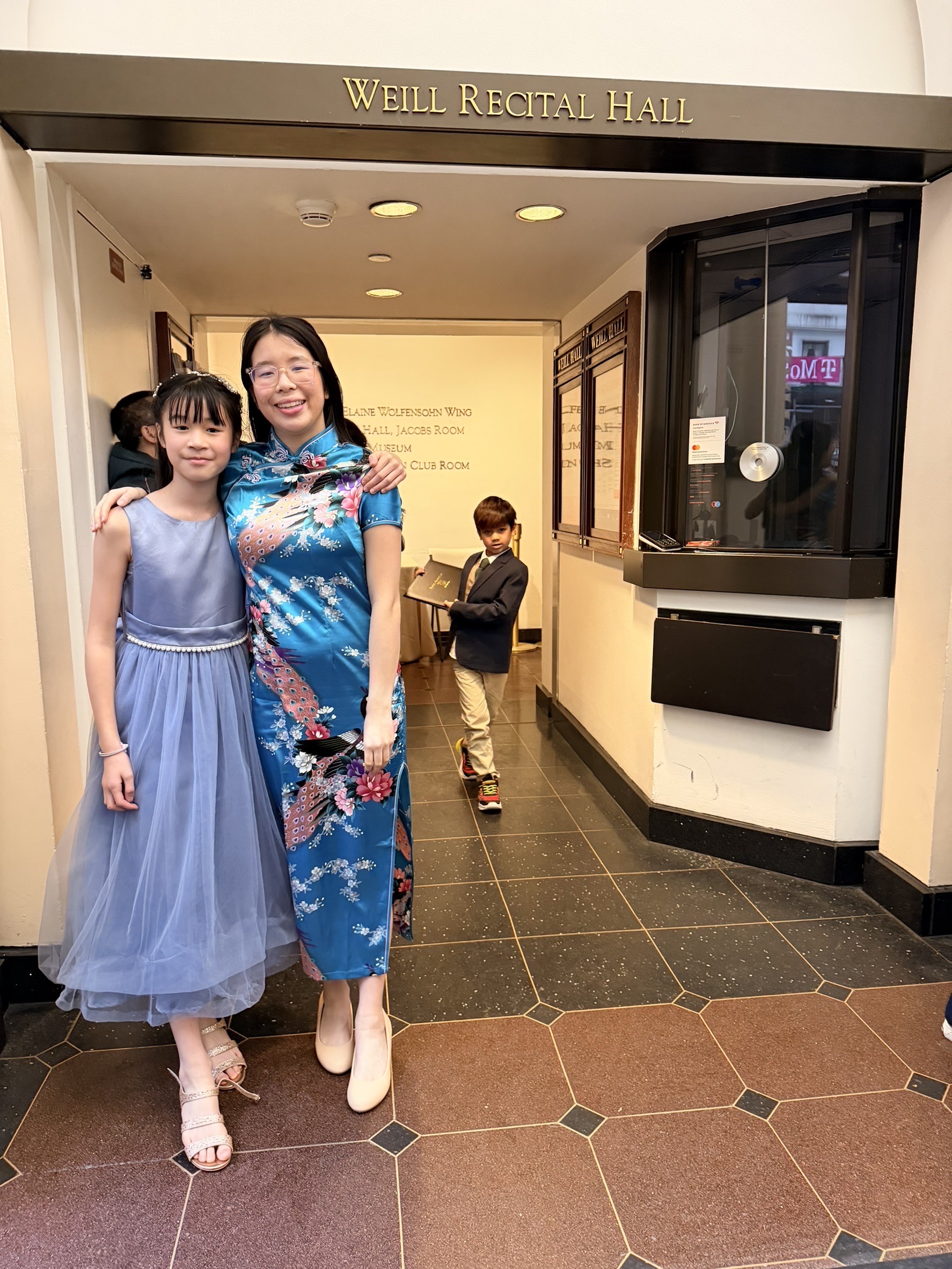 Students at Weill Recital Hall, Carnegie Hall