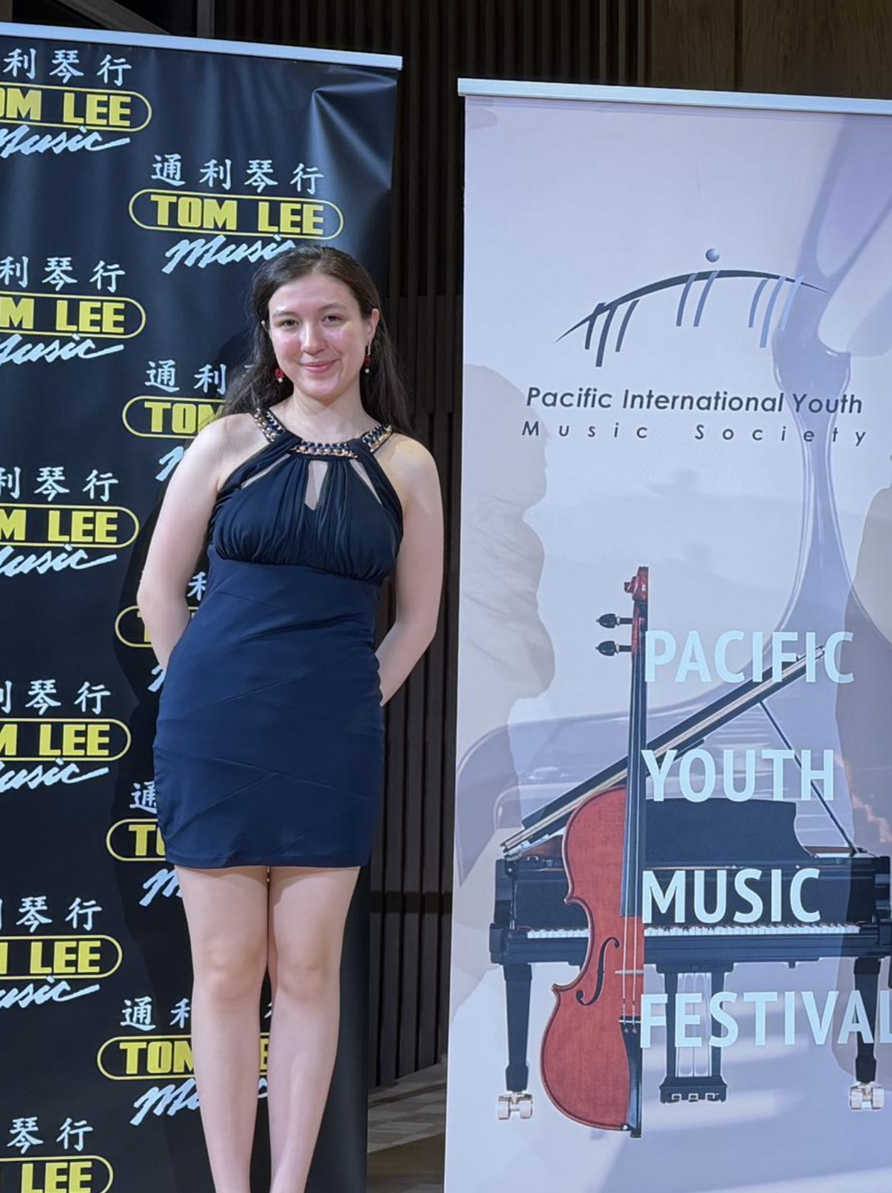 Sophia N. at the Pacific International Youth Music Festival