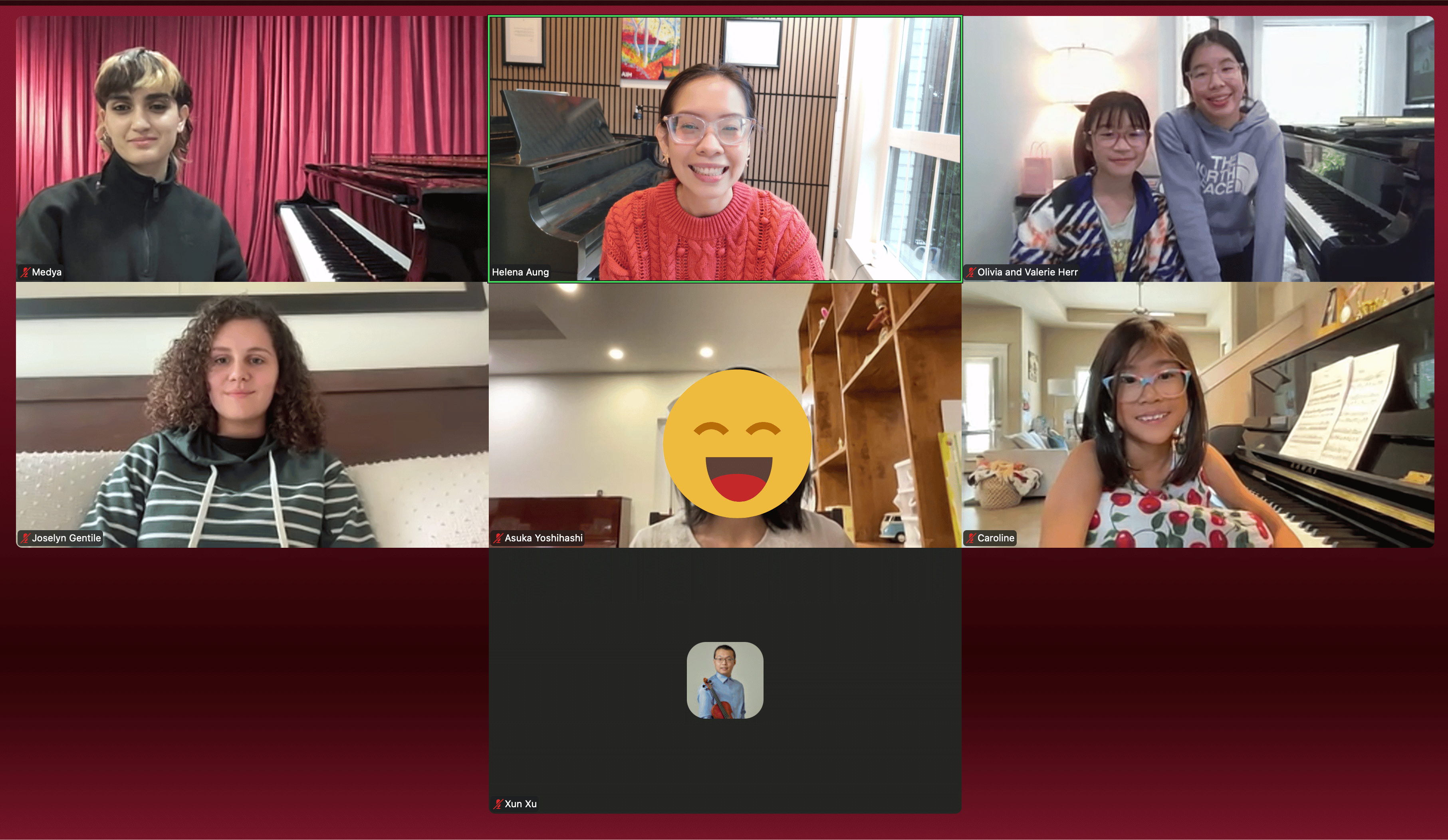 Students and families at an Innovative Piano Program studio class