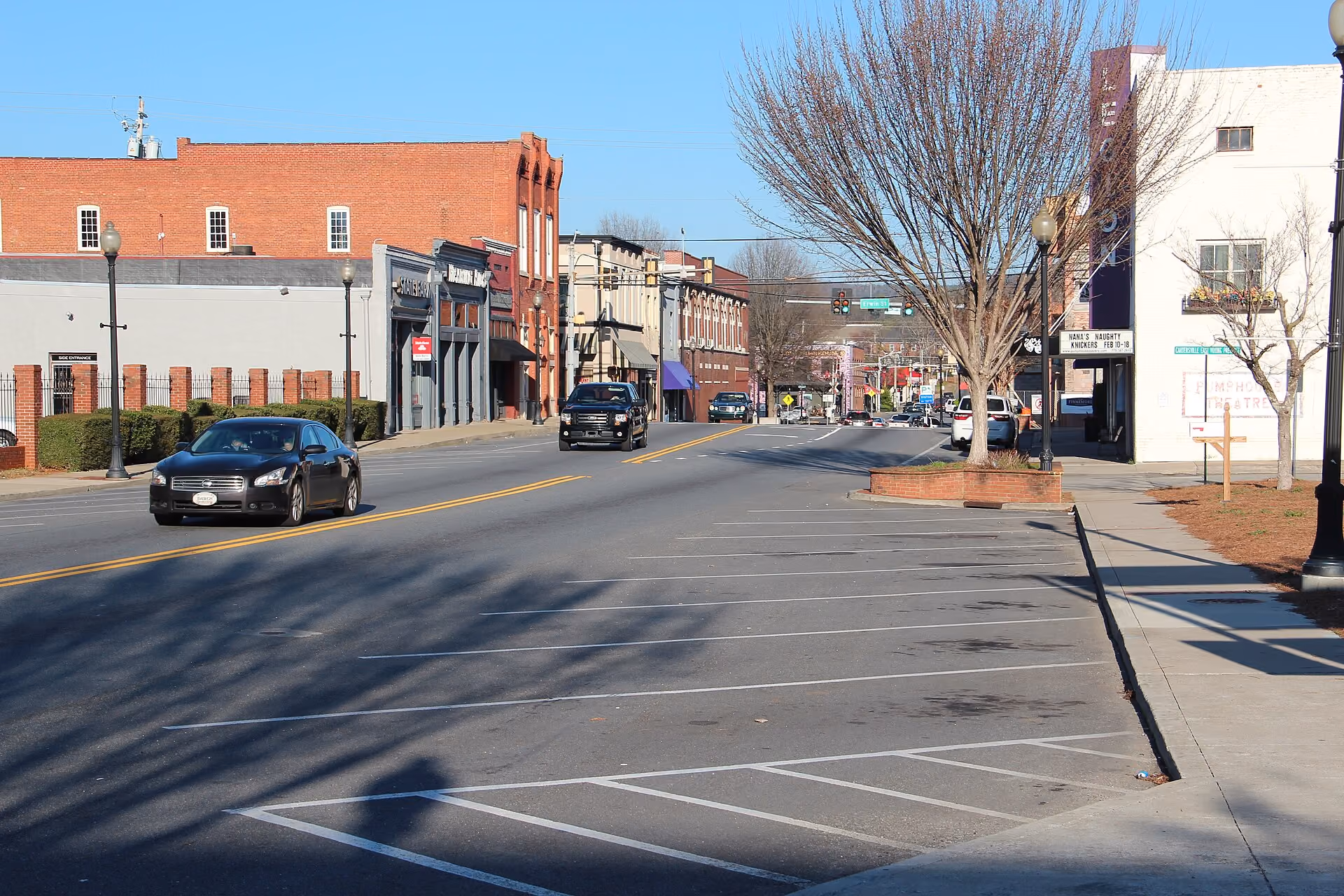 Main Street in downtown Cartersville, Georgia