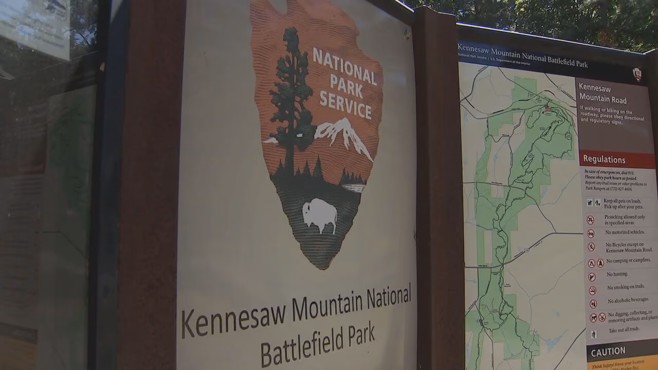 Kennesaw Mountain Battlefield in Kennesaw, Georgia