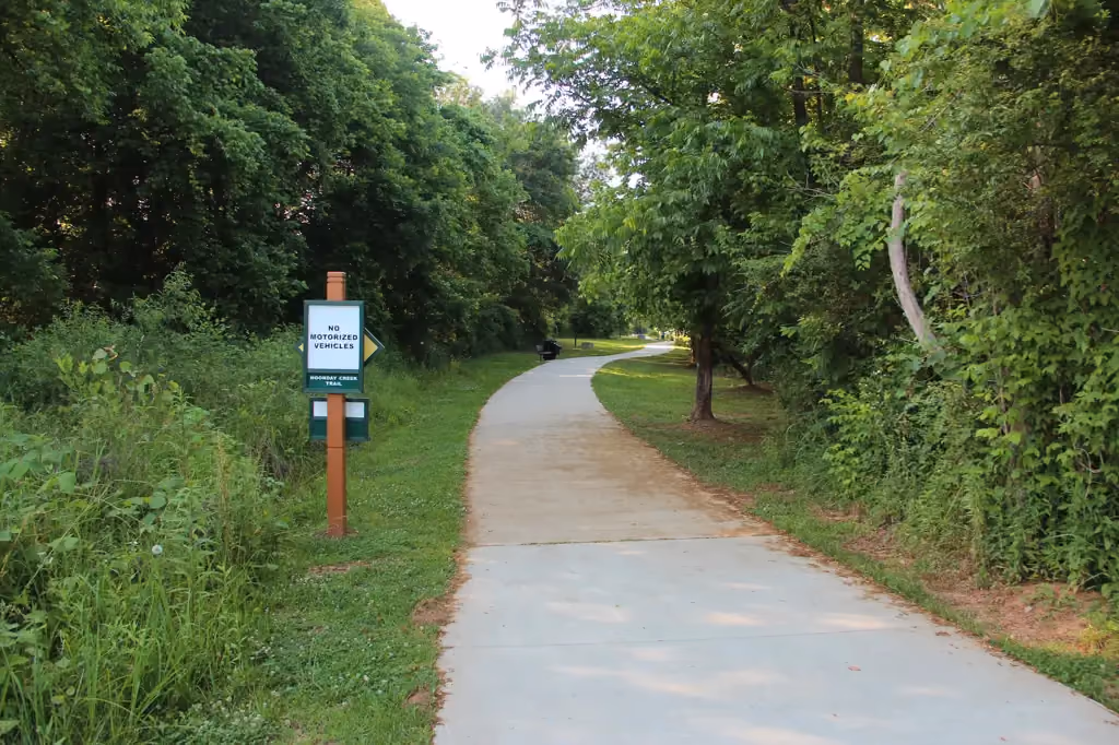 Noonday Creek Trail in Woodstock, Georgia
