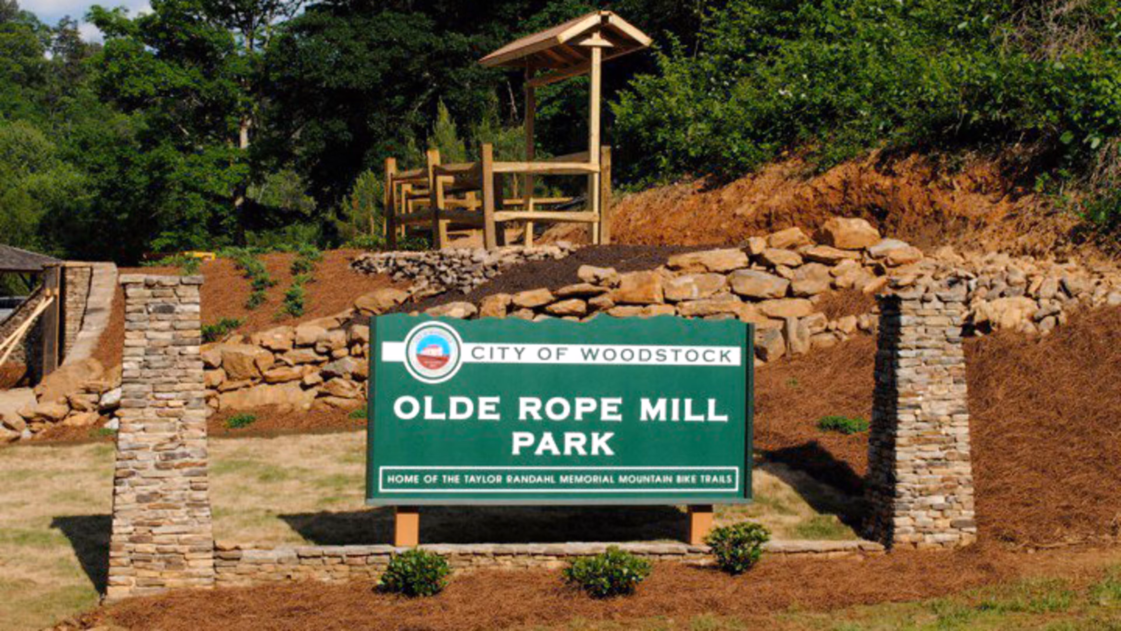 Olde Rope Mill Park in Woodstock, Georgia