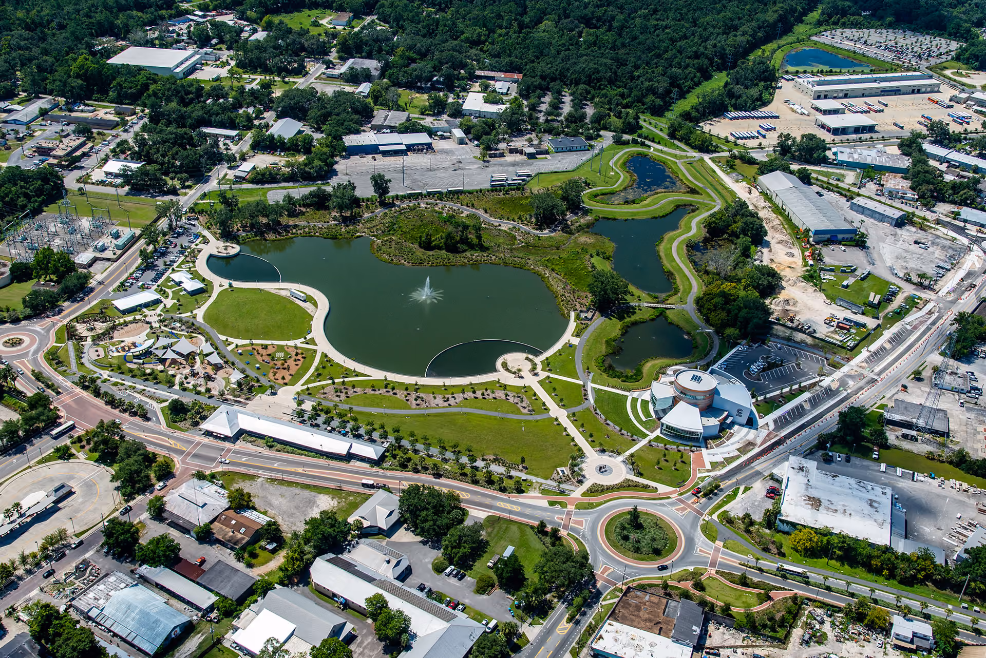 Depot Park in Kennesaw, Georgia