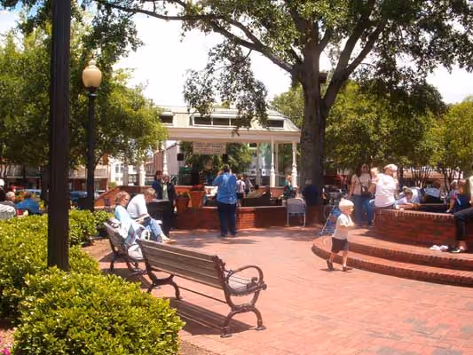 Marietta Square & Glover Park in Marietta, Georgia